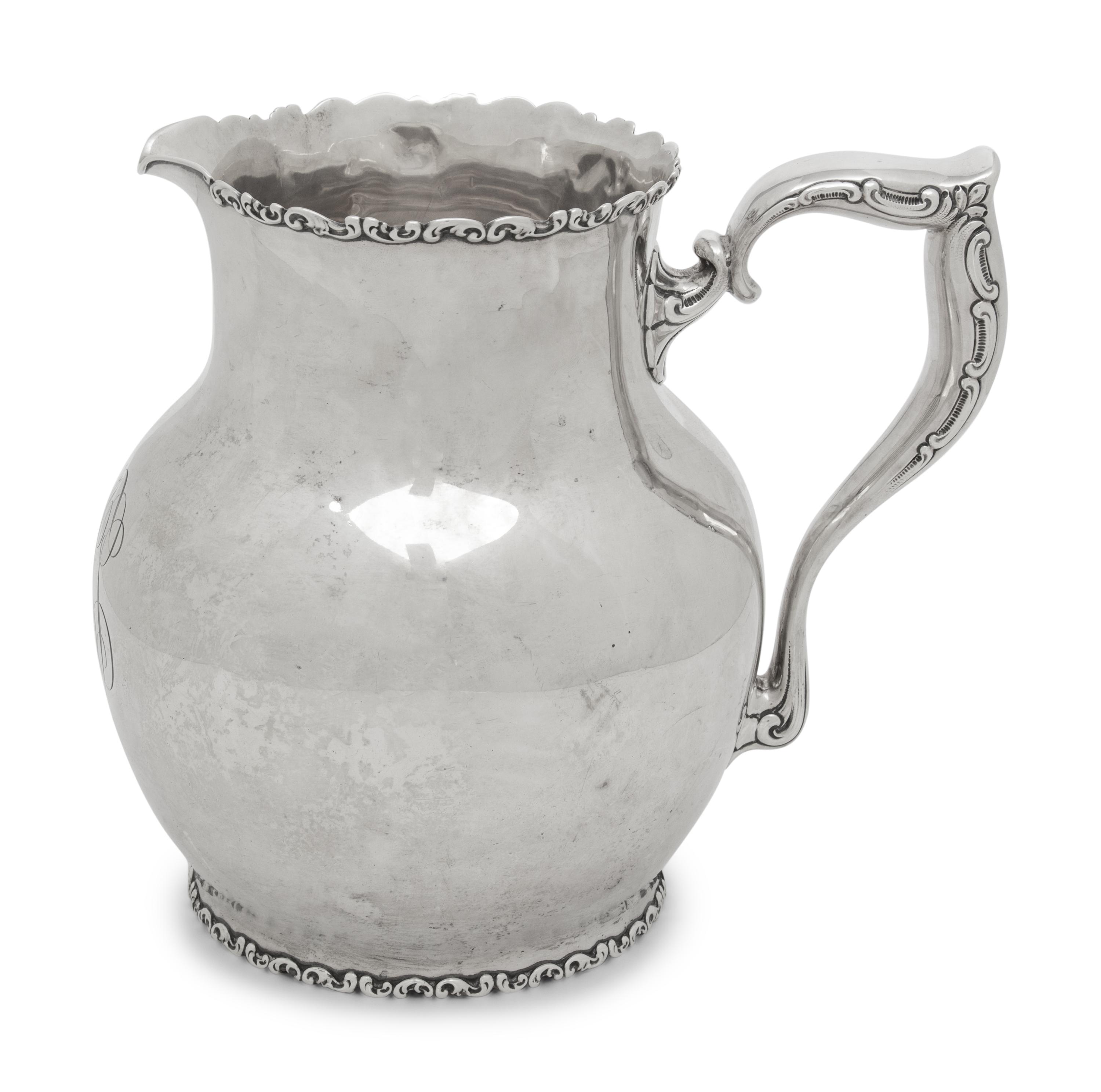 An American Silver Pitcher