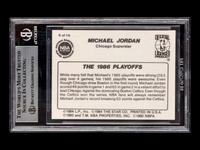 A 1986 Star Michael Jordan Set The 1986 Playoffs Card No. 8 (BGS 6.5 EX-MT+)
