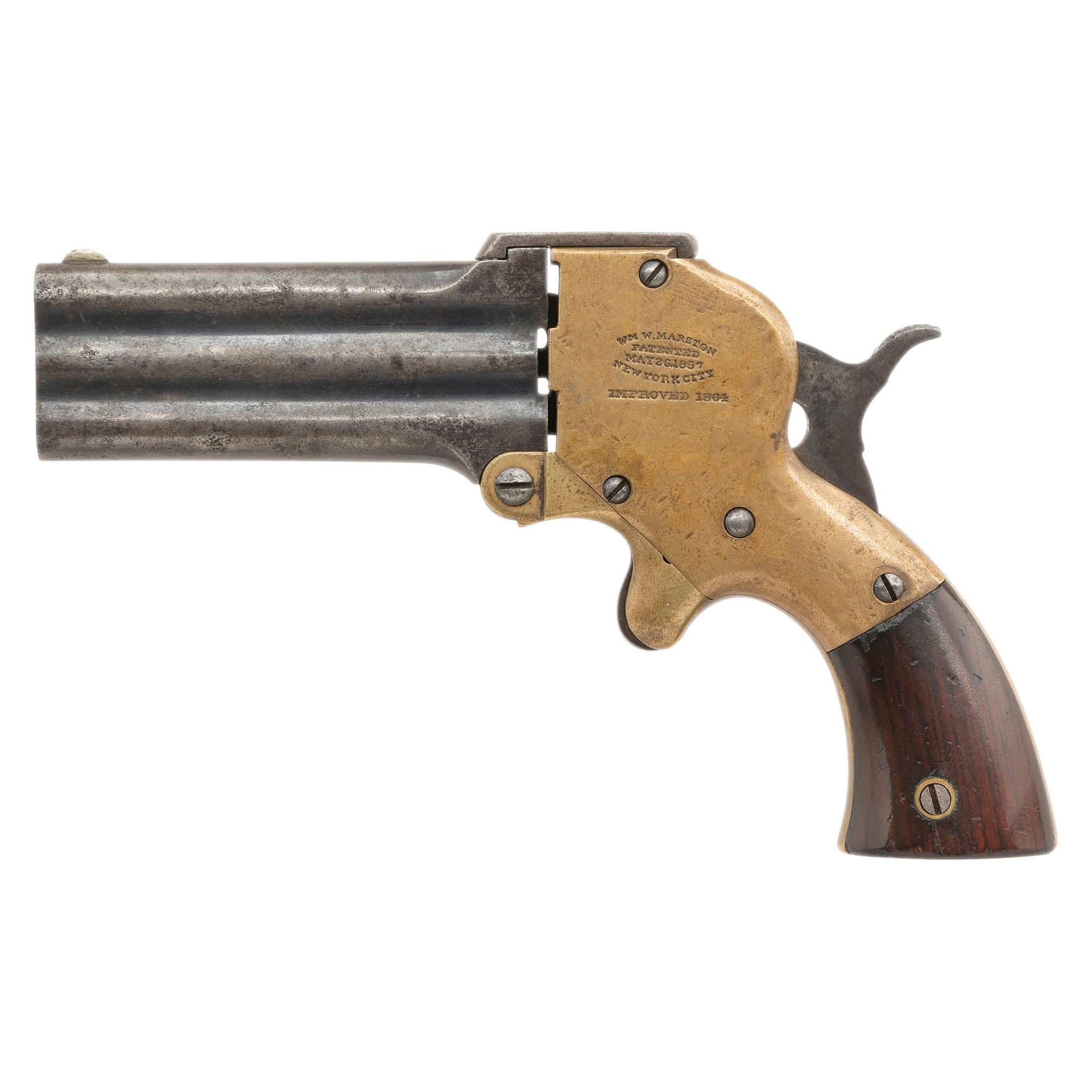 William Marston 3 Barrel Pocket Pistol