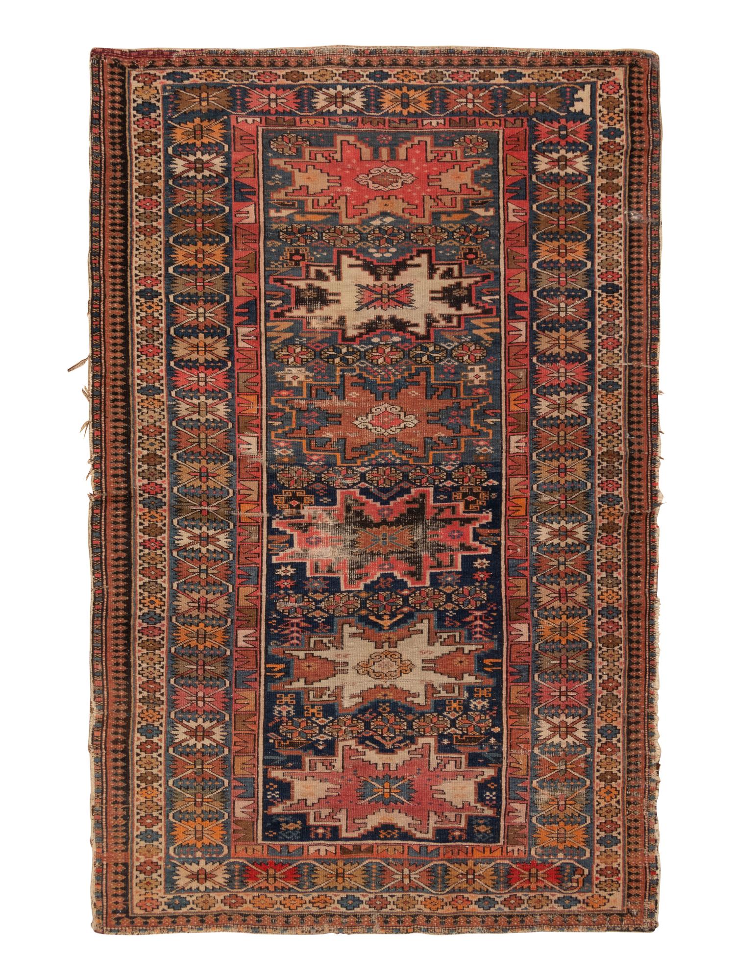 A Caucasian Shirvan Lesghi Wool Rug
