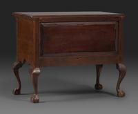 A Chippendale Style Shell Carved Mahogany Claw-and-Ball Foot Dressing Table