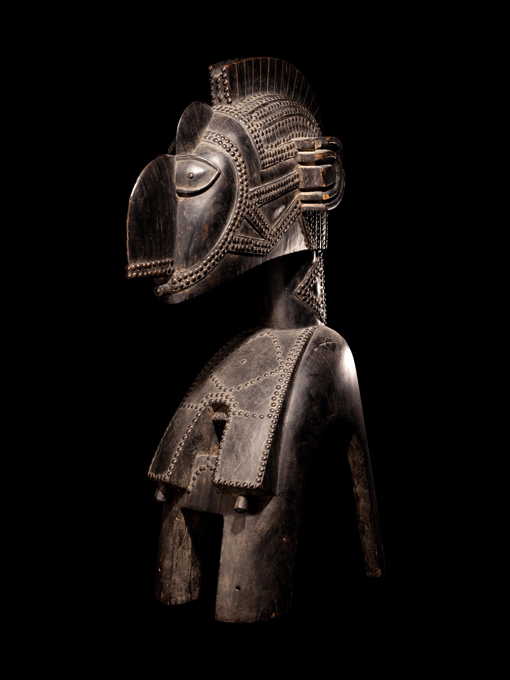 A Baga Wood Nimba Mask or Headdress