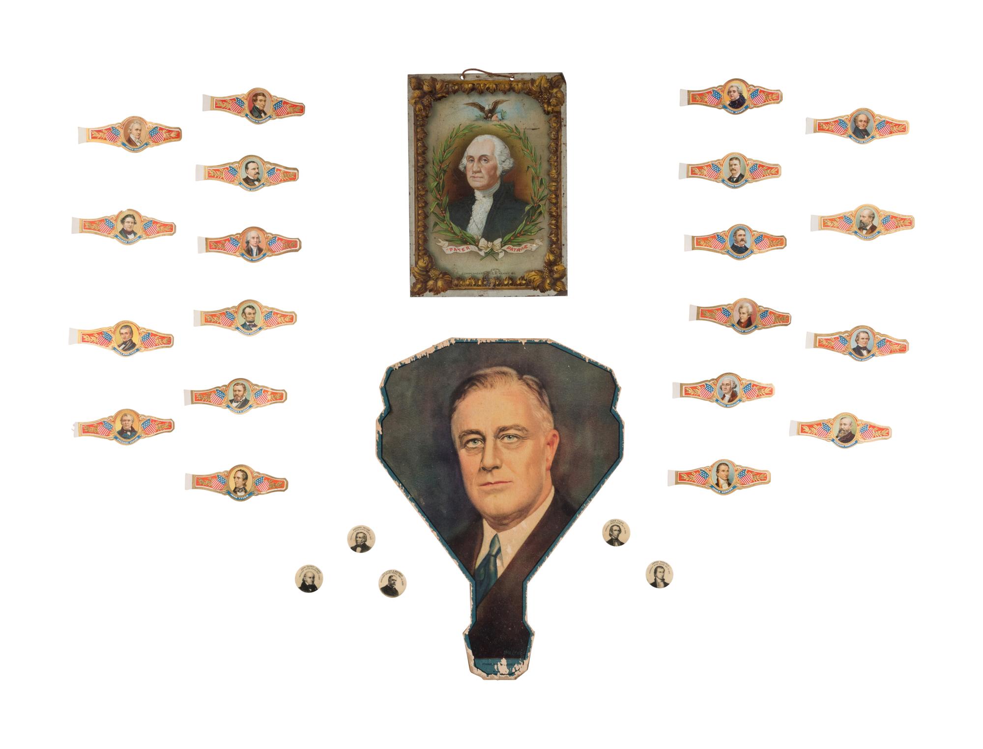 A Collection of 27 items of United States Presidential Memorabilia, comprising:
