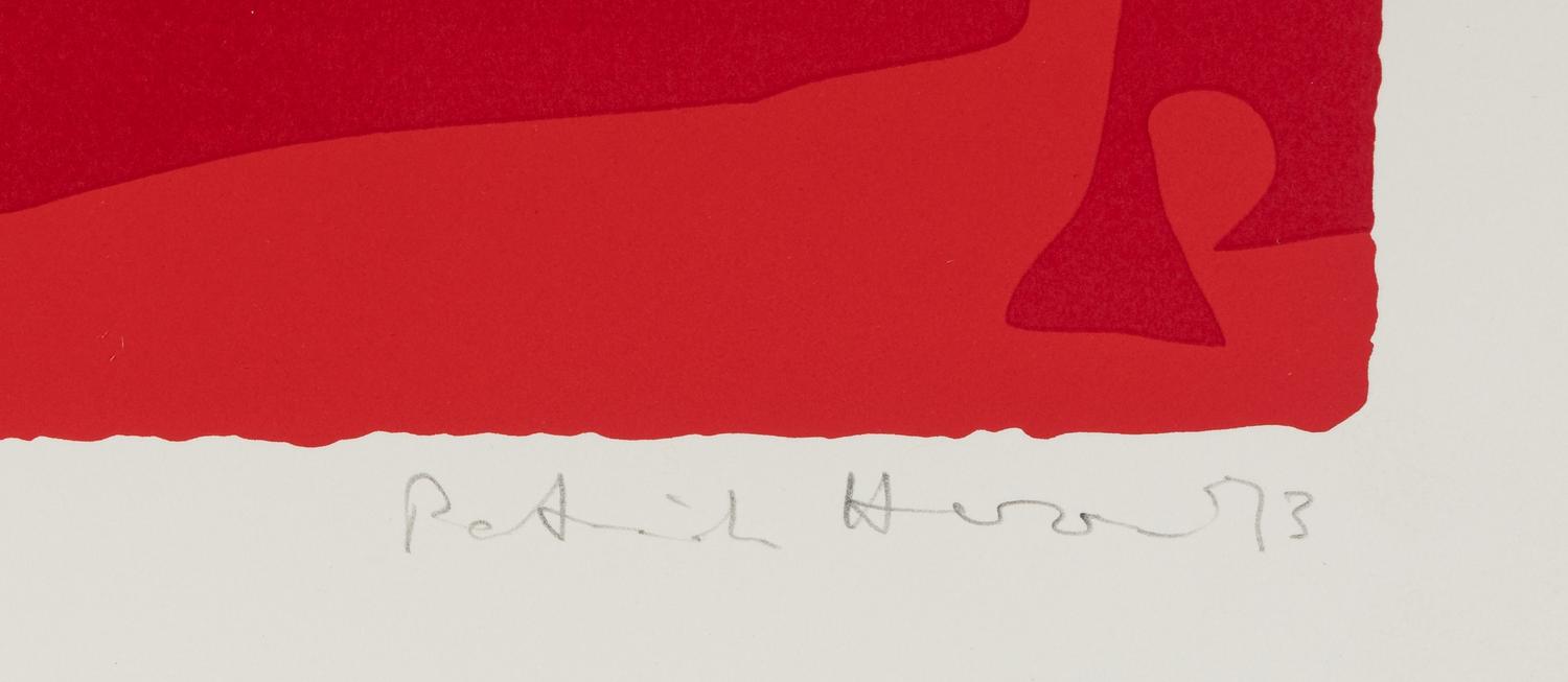 Small Red 1 and Small Red 4 (a pair of prints), 1973