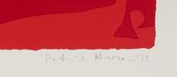 Small Red 1 and Small Red 4 (a pair of prints), 1973