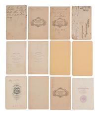 [EARLY PHOTOGRAPHY]. CDV album containing portraits of American sculptor Clark Mills' family, incl. T. Fisk Mills.