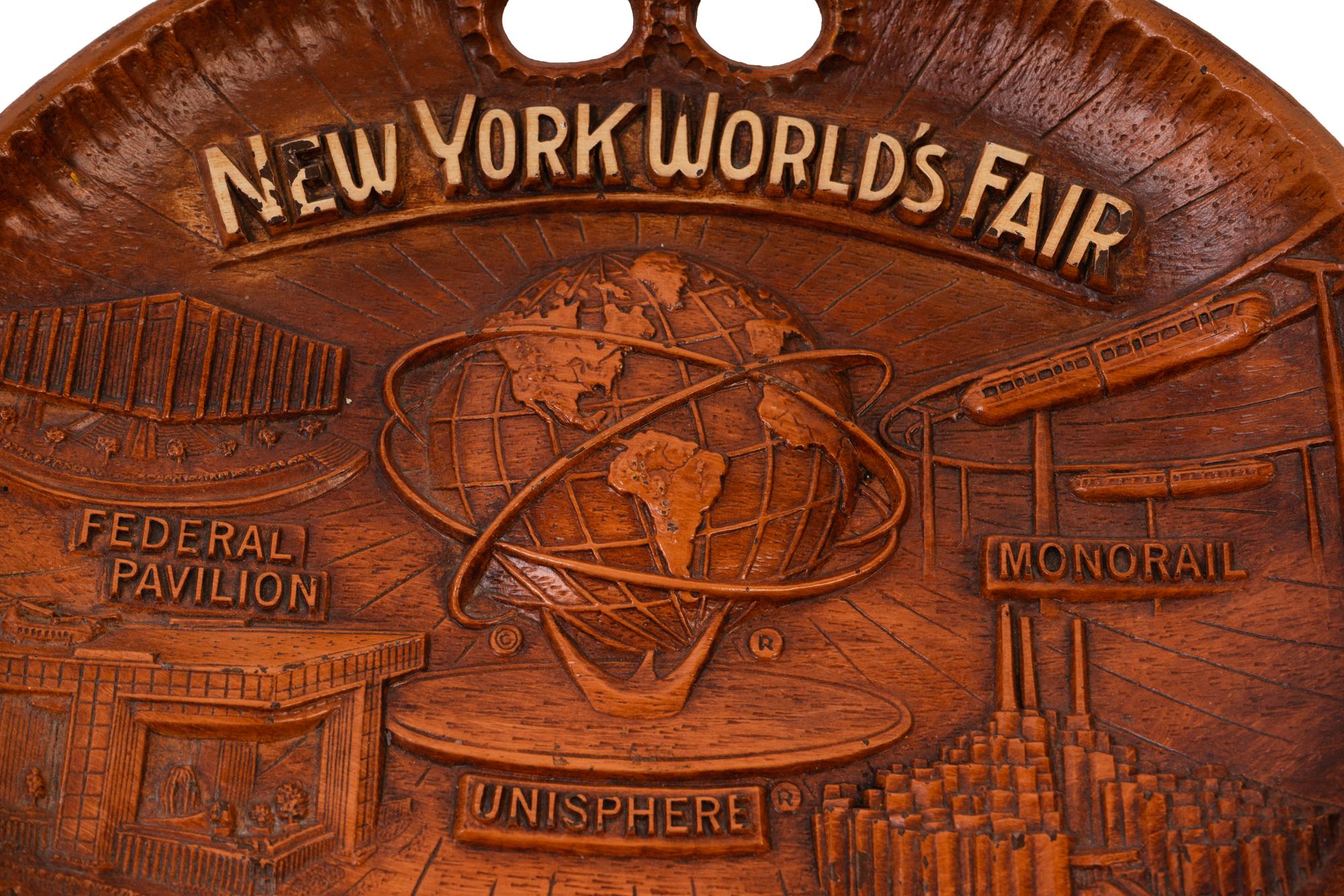 (History) New York World’s Fair commemorative acrylic plate