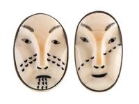 Sterling Silver and Walrus Ivory Earrings Lot is located and will ship from Denver, Colorado.