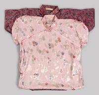 Two Chinese Silk Woven Lady's Cheongsam, Qipao