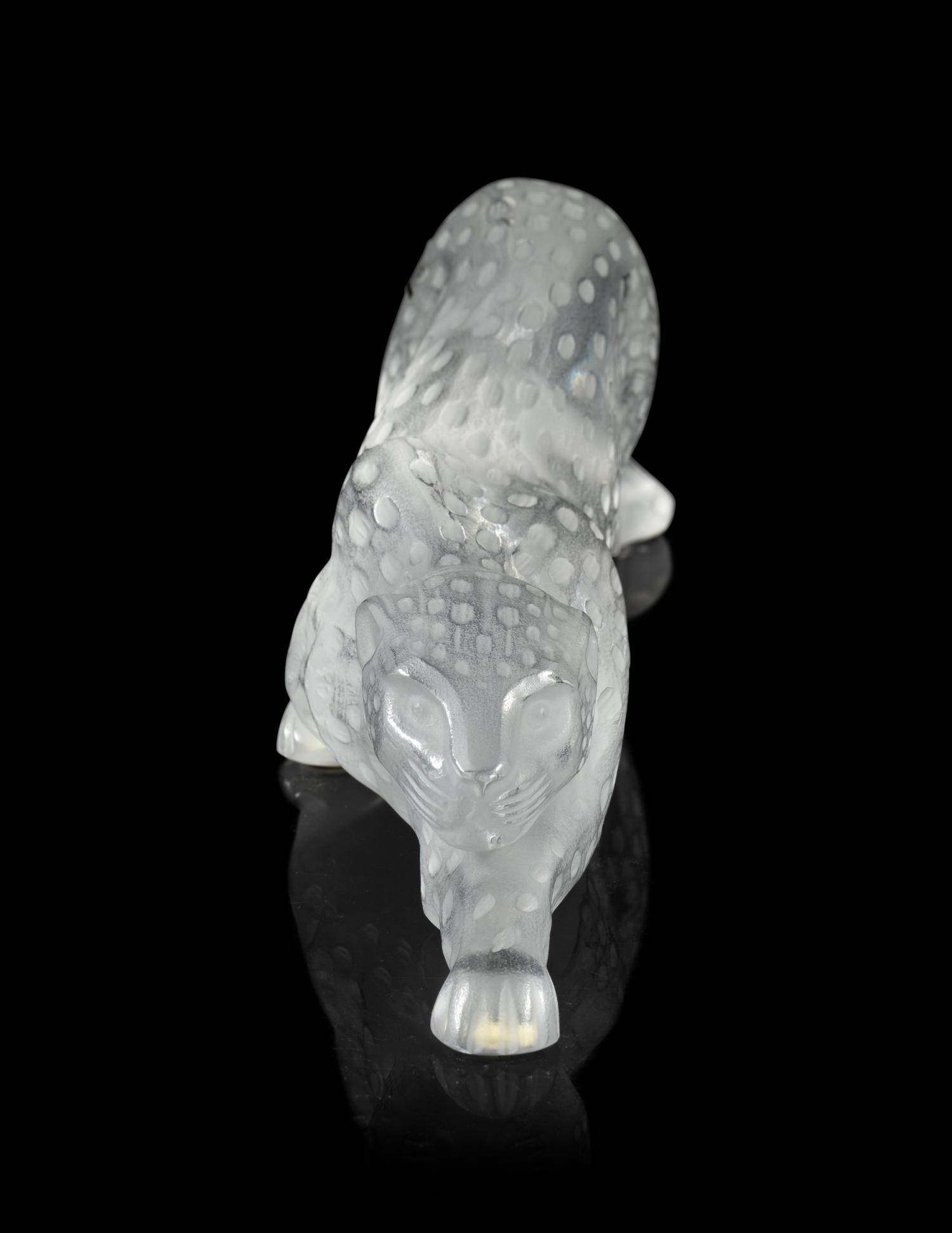 A Lalique Panther Figure