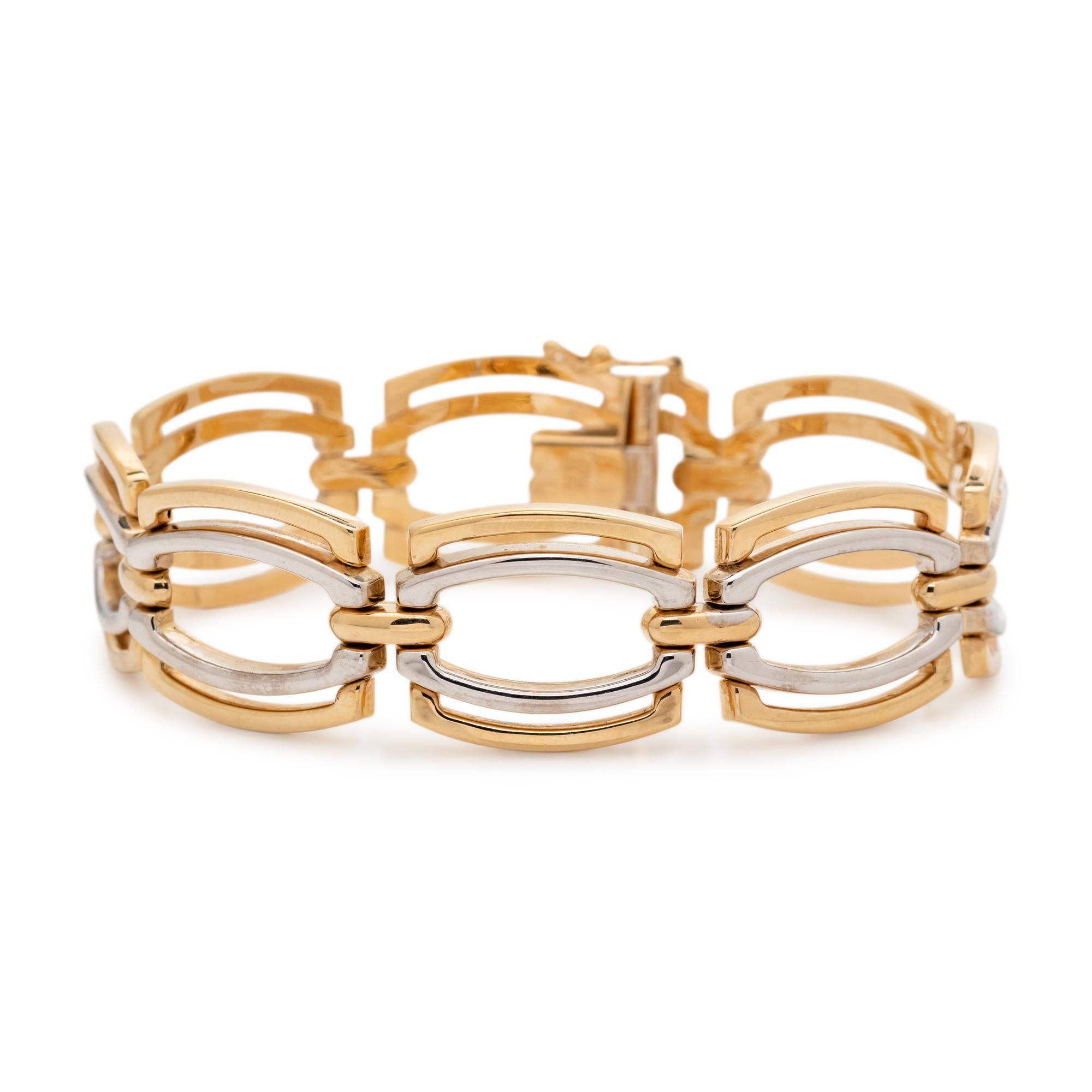 BICOLOR GOLD BRACELET
