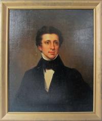 American School 19th century portrait of a young gentleman