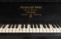 A Steinway and Sons Ebonized Grand Piano