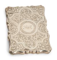 A Group of Silver Card Cases and Coin Purses