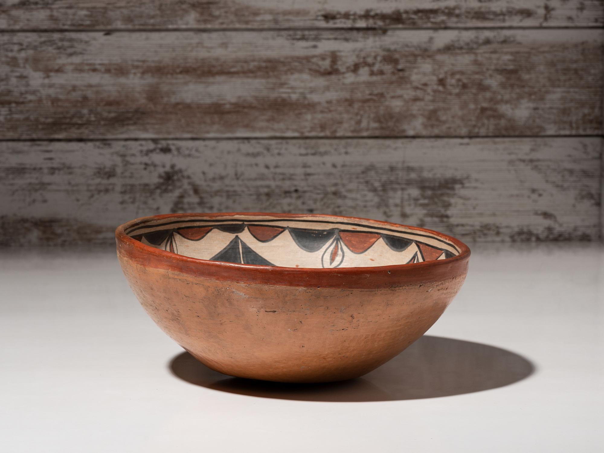 Polychrome Pottery Bowl