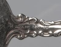 An American Silver Flatware Partial Service, Whiting Mfg. Co., New York, NY, Louis XVpattern, comprising: 10 dinner forks 2 serving spo