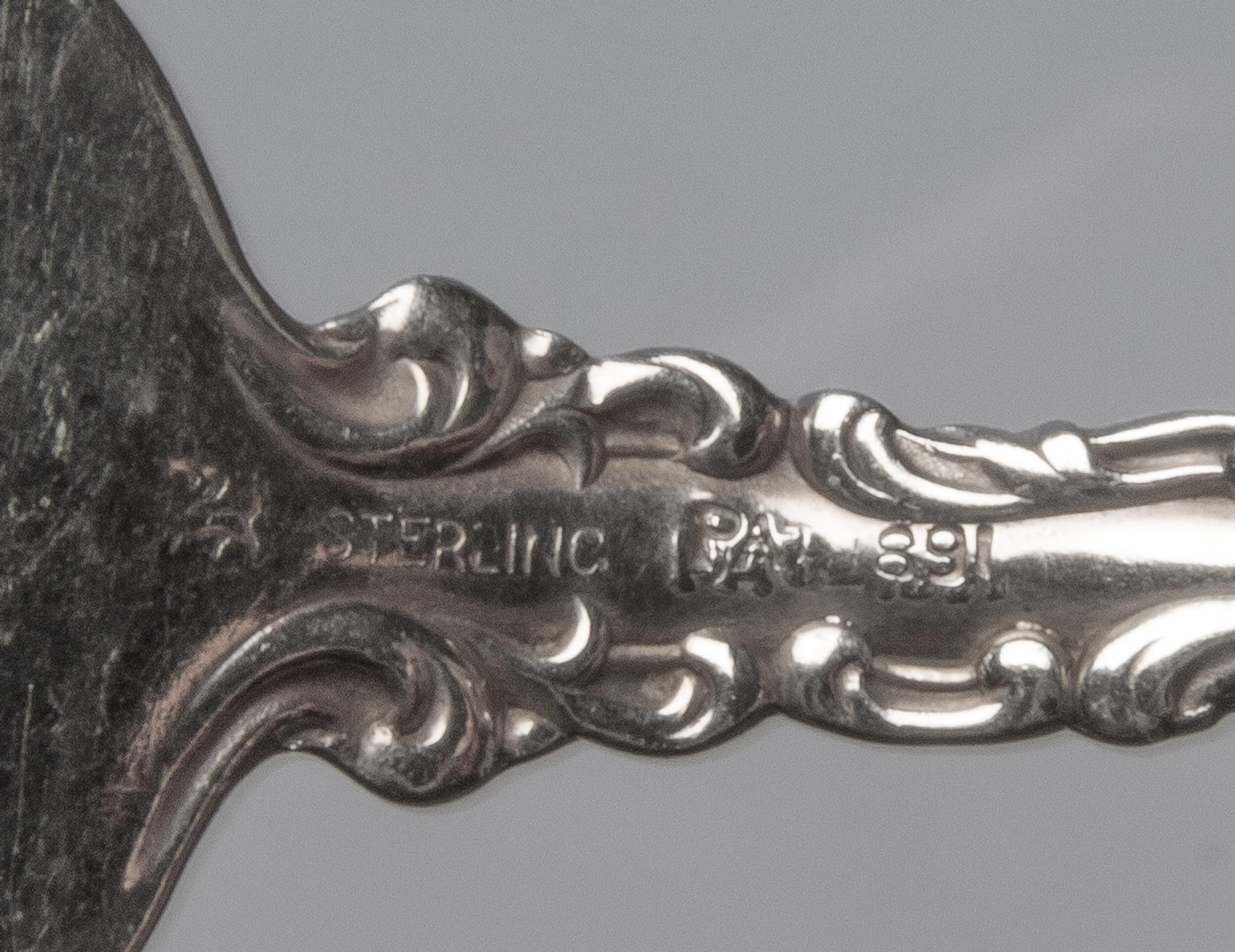 An American Silver Flatware Partial Service, Whiting Mfg. Co., New York, NY, Louis XVpattern, comprising: 10 dinner forks 2 serving spo