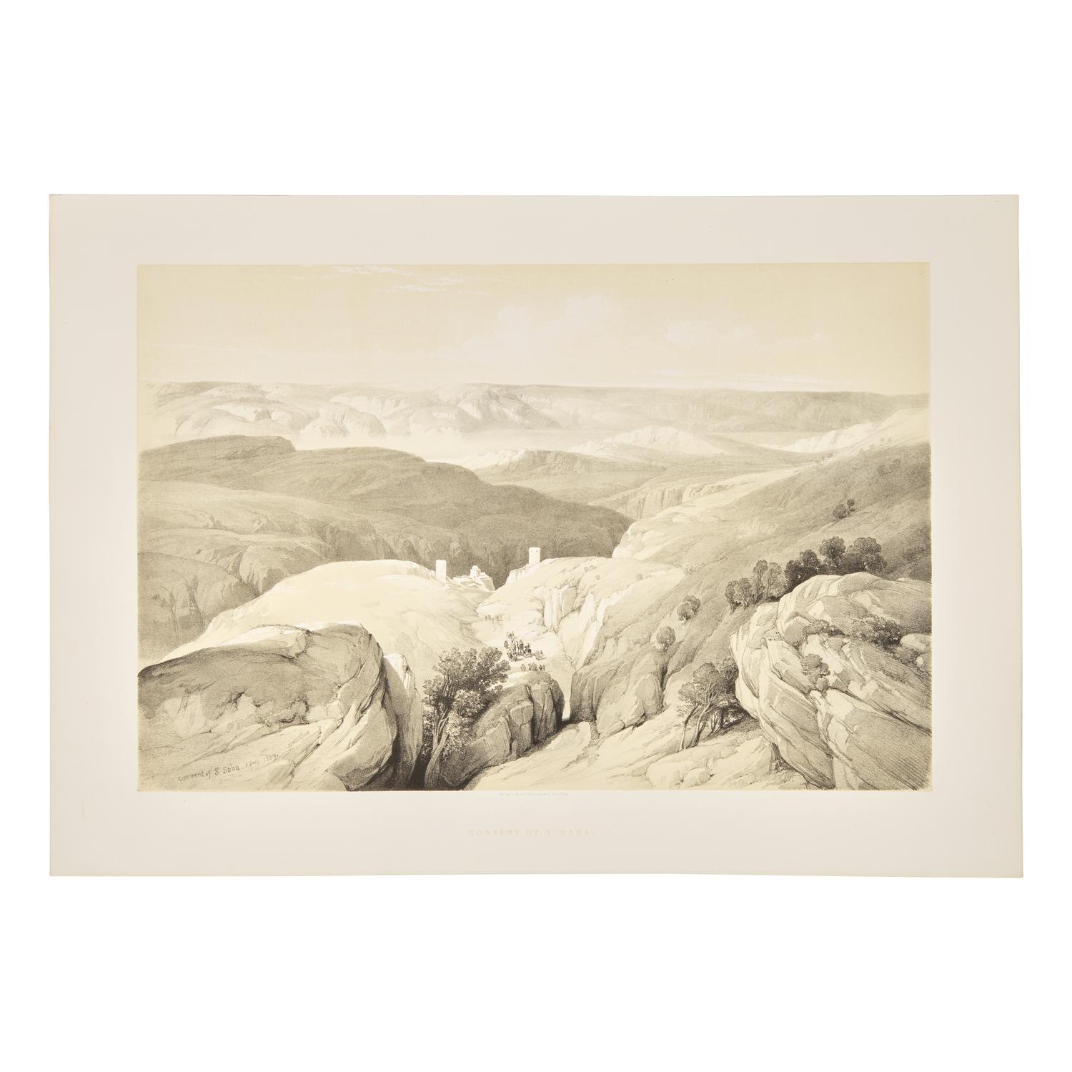 [Prints] Roberts, David. Group of Eight Prints