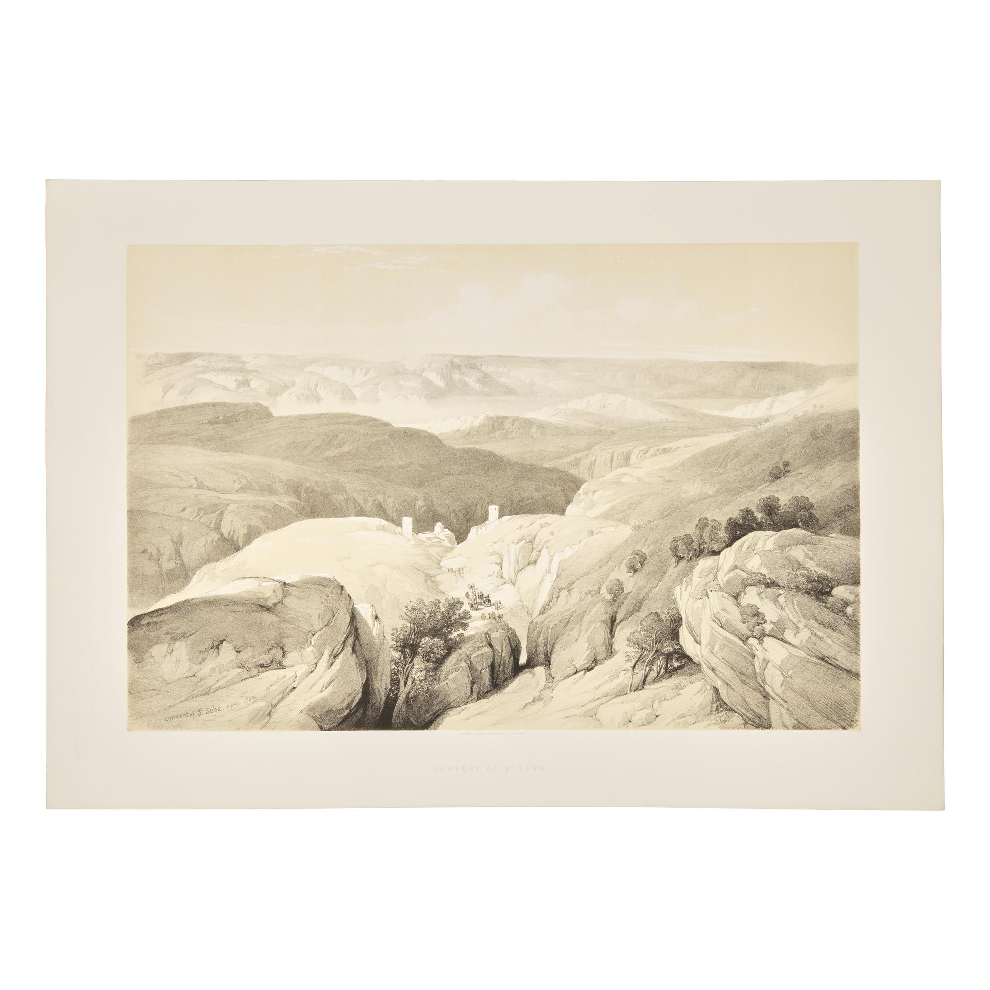 [Prints] Roberts, David. Group of Eight Prints