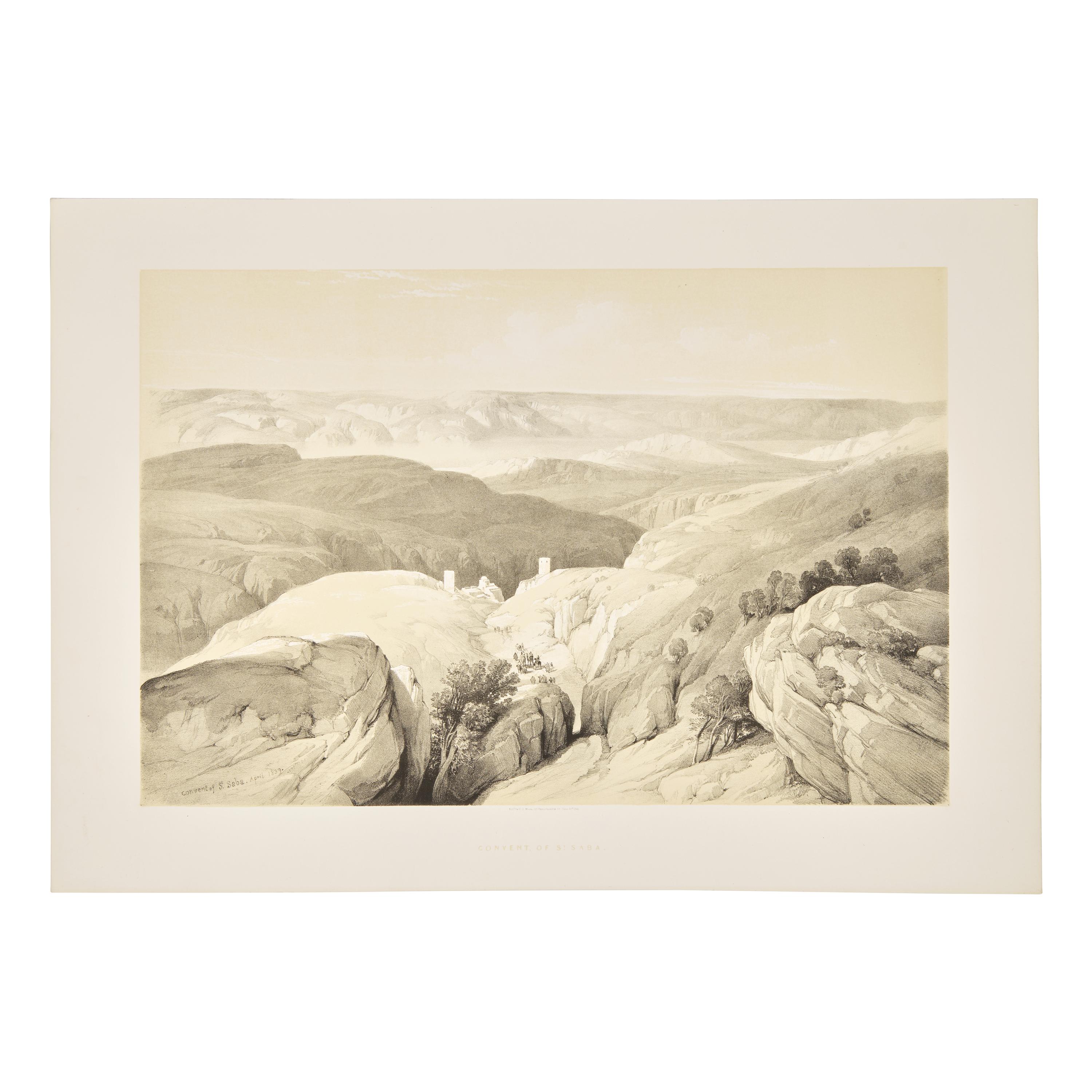 [Prints] Roberts, David. Group of Eight Prints