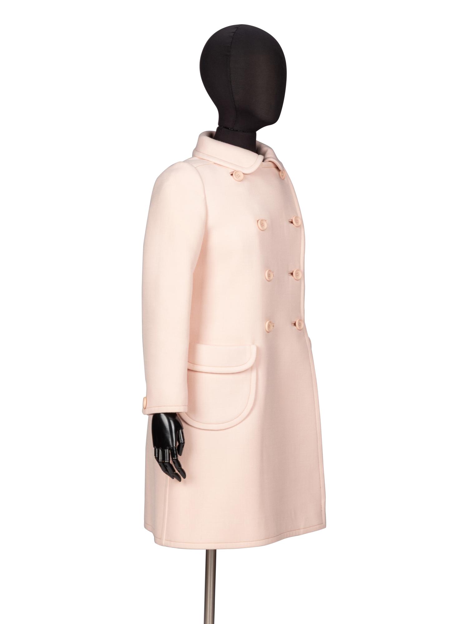 COURRÈGES HAUTE COUTURE, PALE PINK COAT