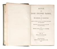 [CIVIL WAR]. HARDEE, William J. (1815-1873). Rifle and Light Infantry Tactics . Vol. II. Identified to E.S. Robinson, Co. H, 14th Maine Regiment.