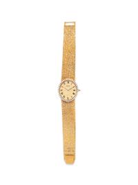 PIAGET, YELLOW GOLD AND DIAMOND WRISTWATCH