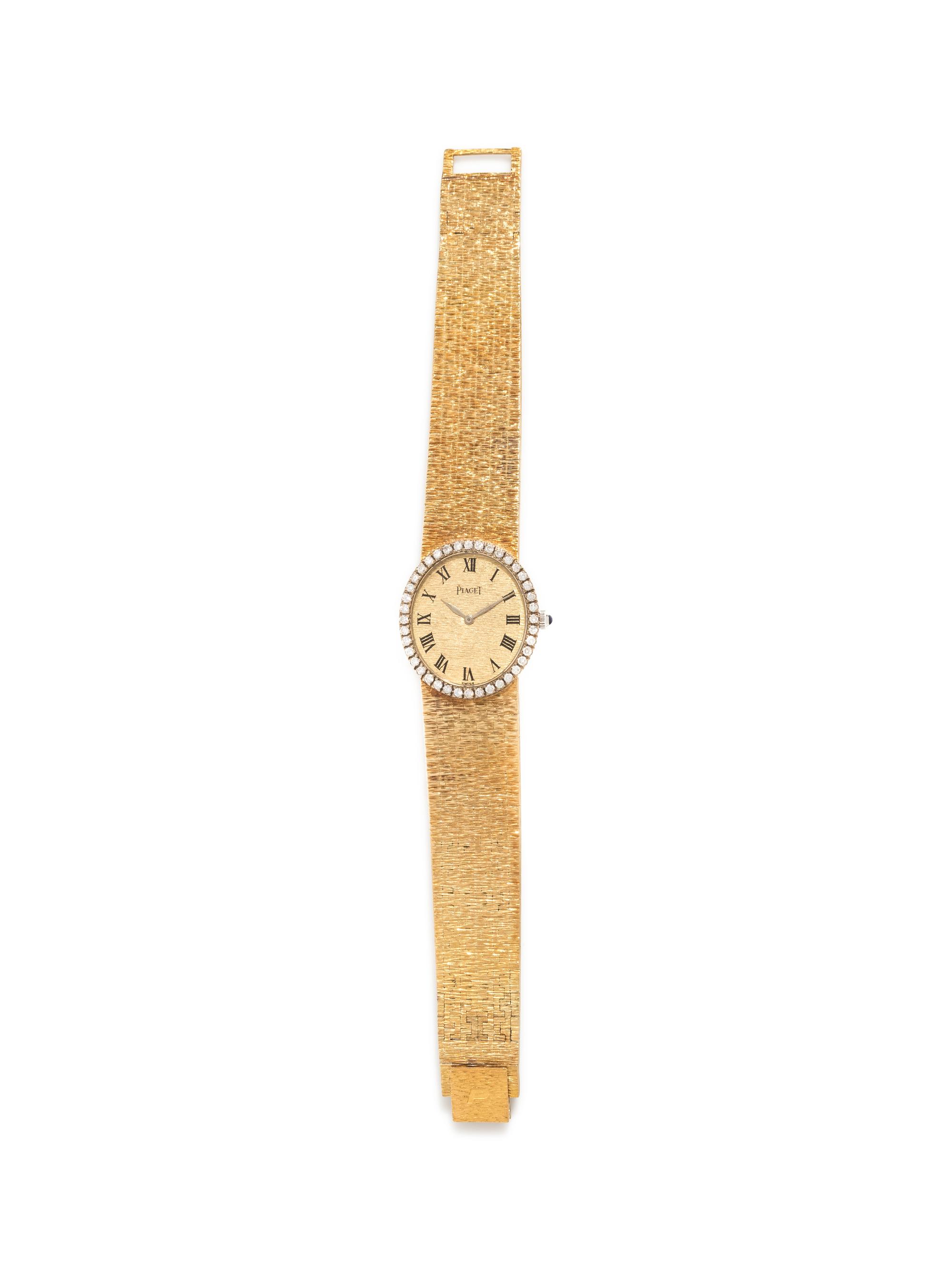 PIAGET, YELLOW GOLD AND DIAMOND WRISTWATCH