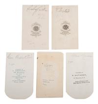 [CIVIL WAR - TRANS-MISSISSIPPI THEATER]. A group of 10 CDVs of Union generals including Banks, Curtis, Fremont, and Schofield.