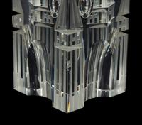 A Steuben Glass The Tower Sculpture by Eric Hilton