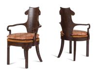 A Set of Six Rose Tarlow Melrose House Henley Armchairs
