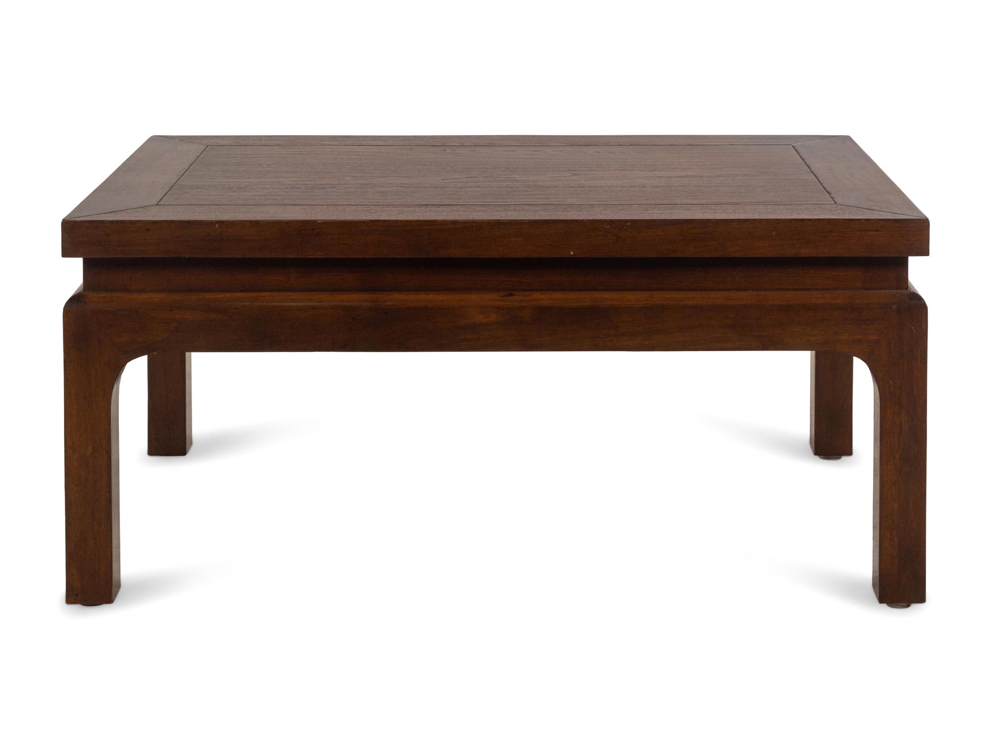 A Contemporary Walnut Cocktail Table in the Chinese Taste