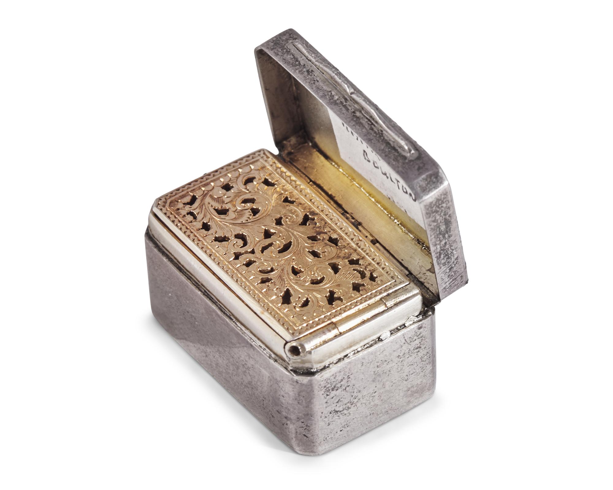 A George III Sterling Silver Vinaigrette