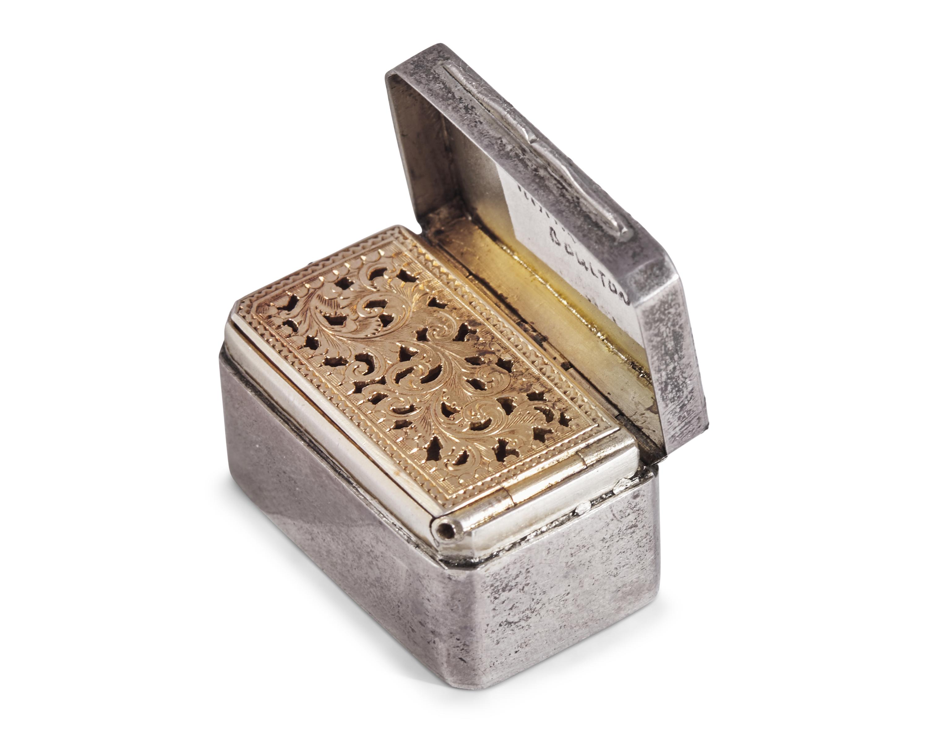A George III Sterling Silver Vinaigrette