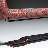 Eastern Plains Catlinite Pipe, Snake