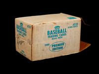 A 1981 Fleer Baseball Vending Box Case