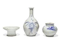 Three Korean Porcelain Vessels
