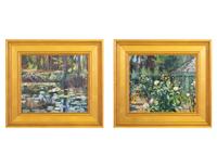 Lily Pads - Midday and Leu Gardens/ Roses, Florida (a pair)