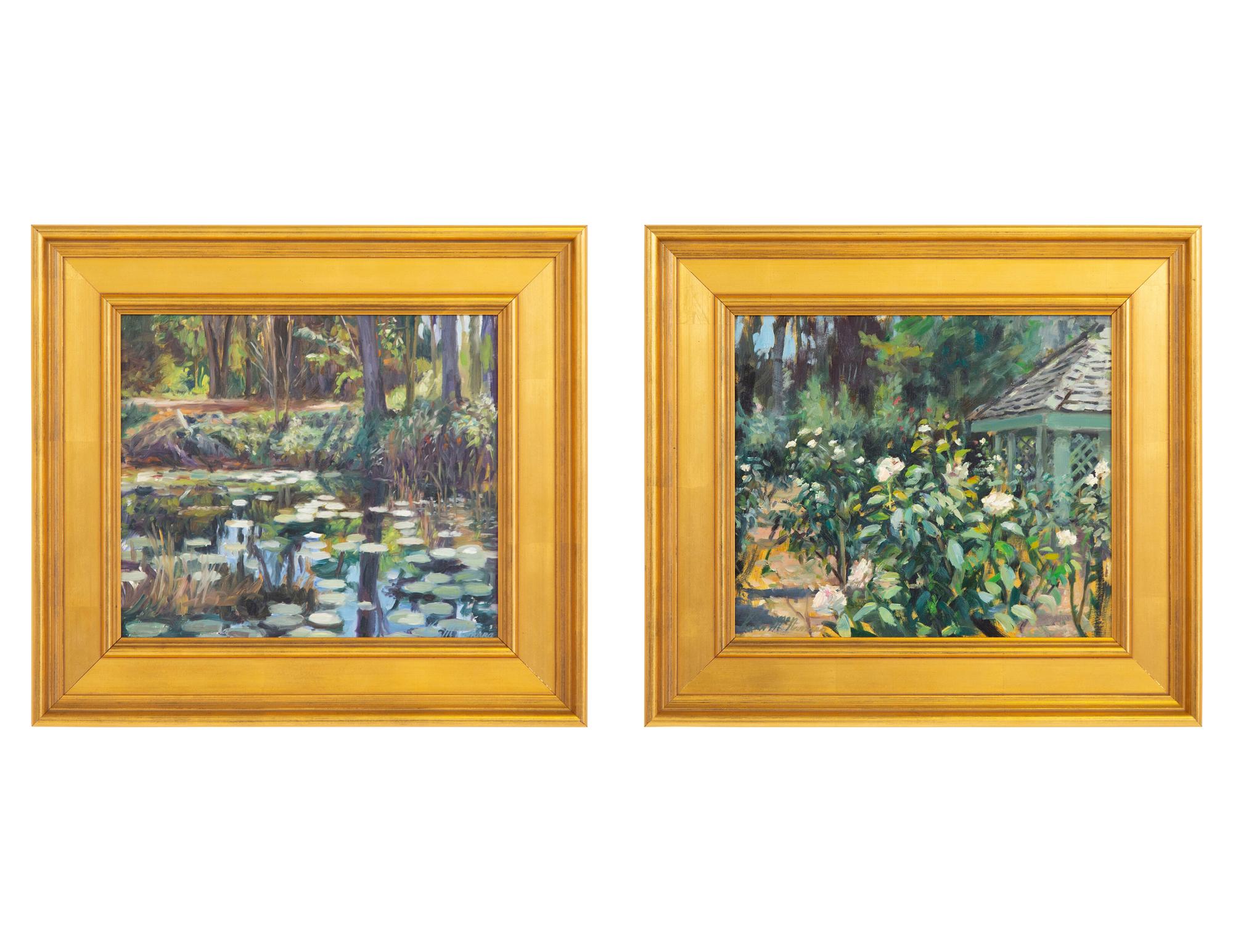 Lily Pads - Midday and Leu Gardens/ Roses, Florida (a pair)