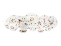 A Herend Fruits and Flowers Porcelain Dinner Service