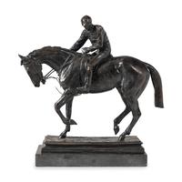 Isidore-Jules Bonheur (French, 1827-1901) — Horse and Jockey, After the Race