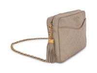 Chanel Cream Leather Camera Bag, 1986-1988