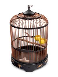 A Japanese Bamboo Bird Cage