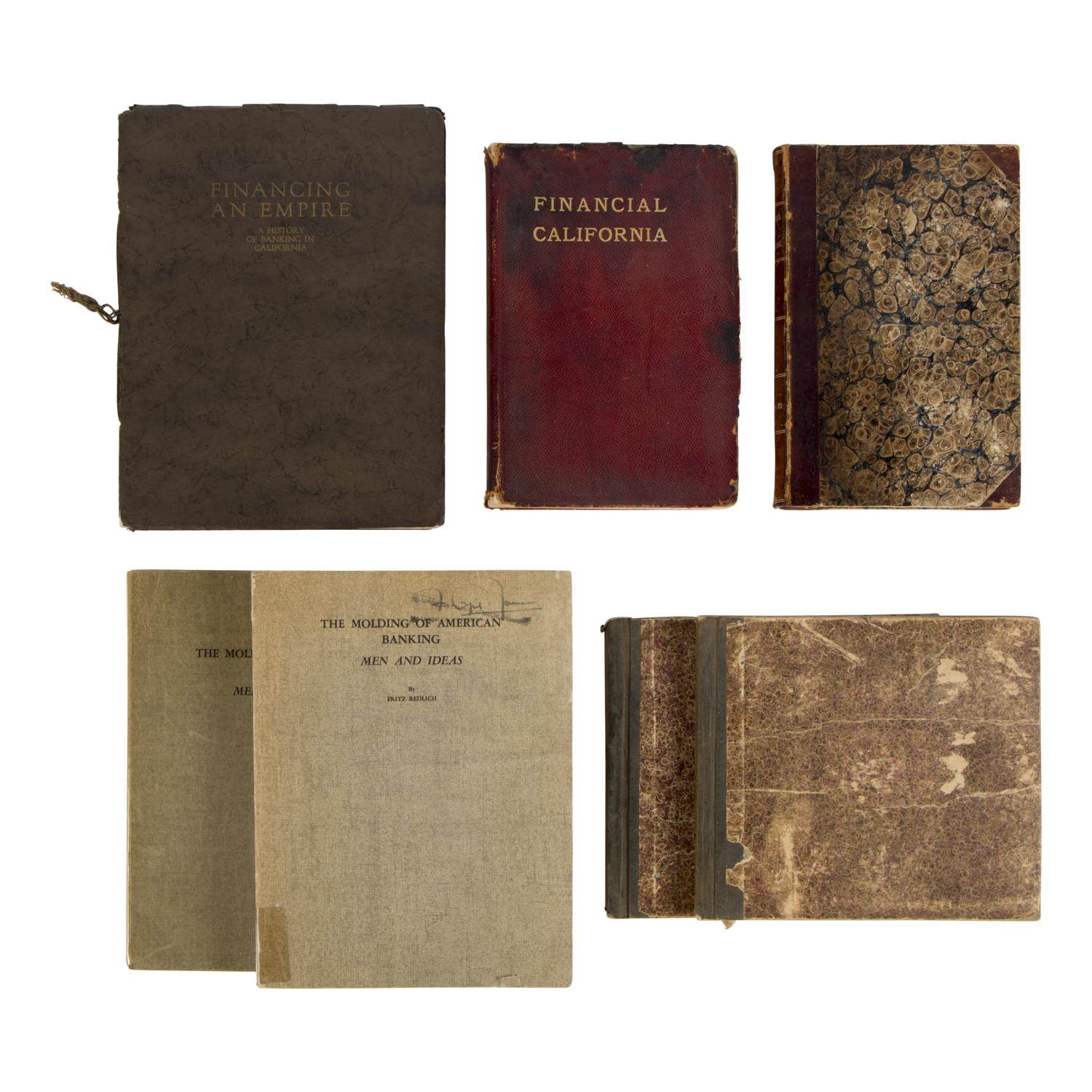 [Banking]. A group of 5 works, comprising: