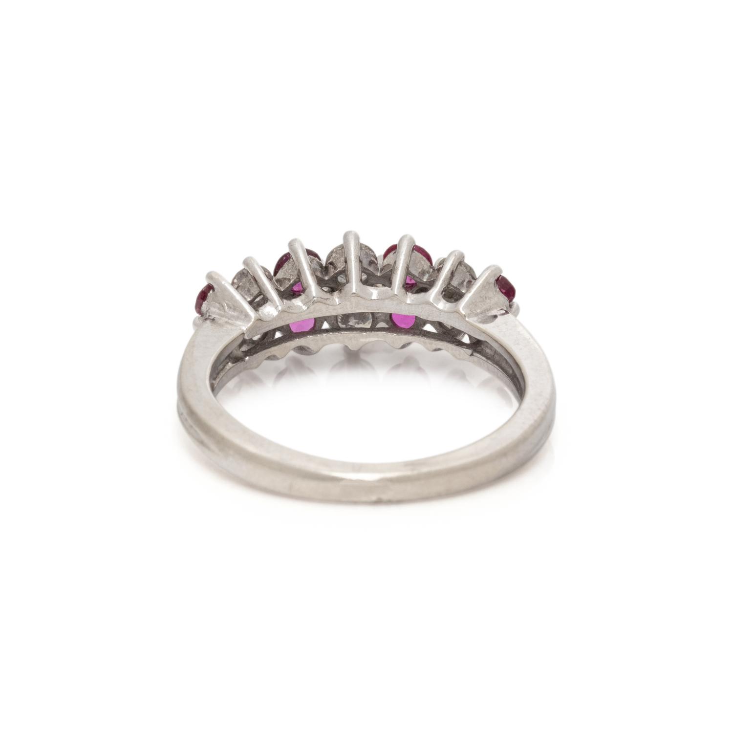 DIAMOND AND RUBY RING