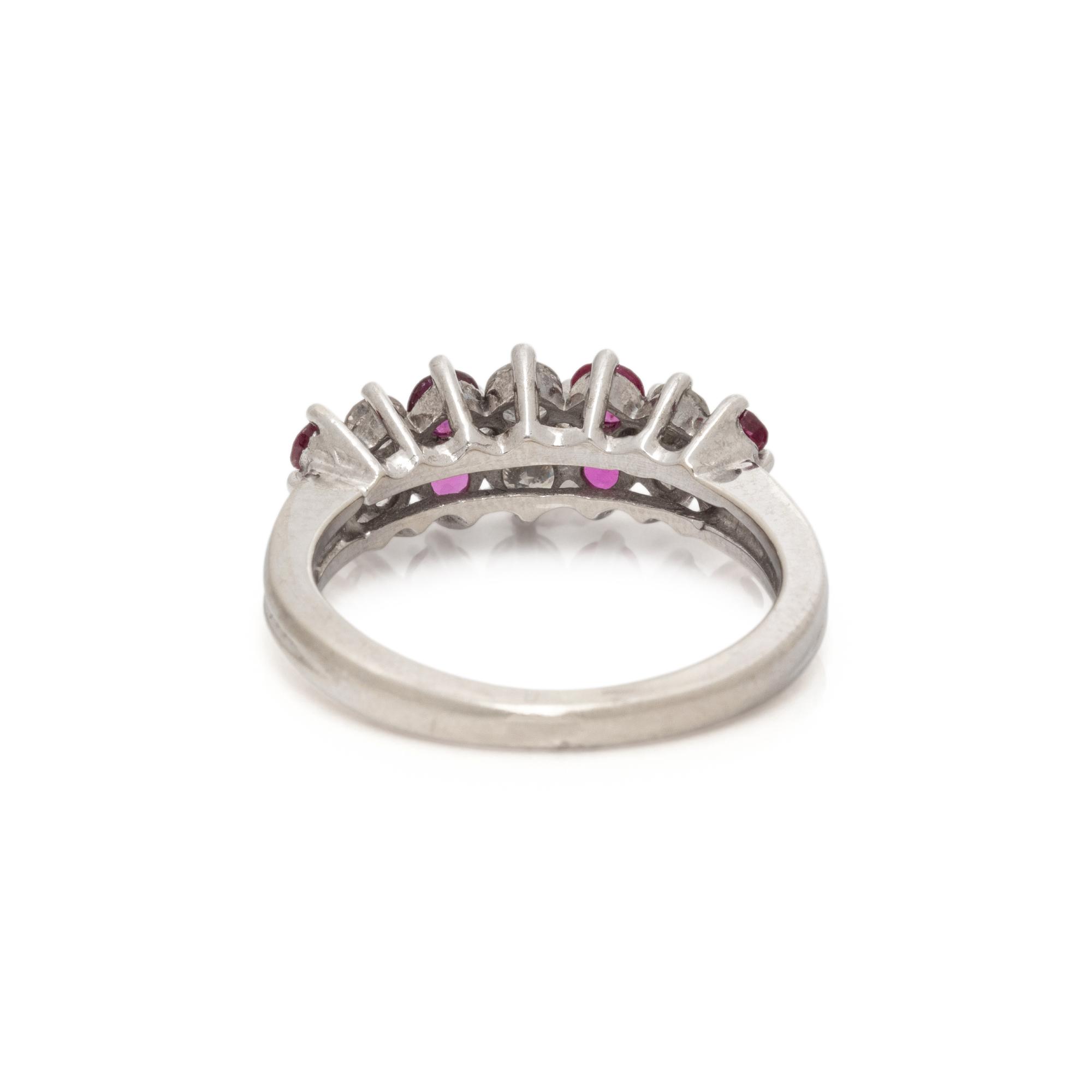 DIAMOND AND RUBY RING