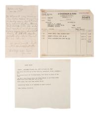[AFRICAN AMERICANA]. Small archive of ephemera associated with charismatic preacher Charles Manuel "Sweet Daddy" Grace (ca 1881-1960), founder of the United House of Prayer for All People.