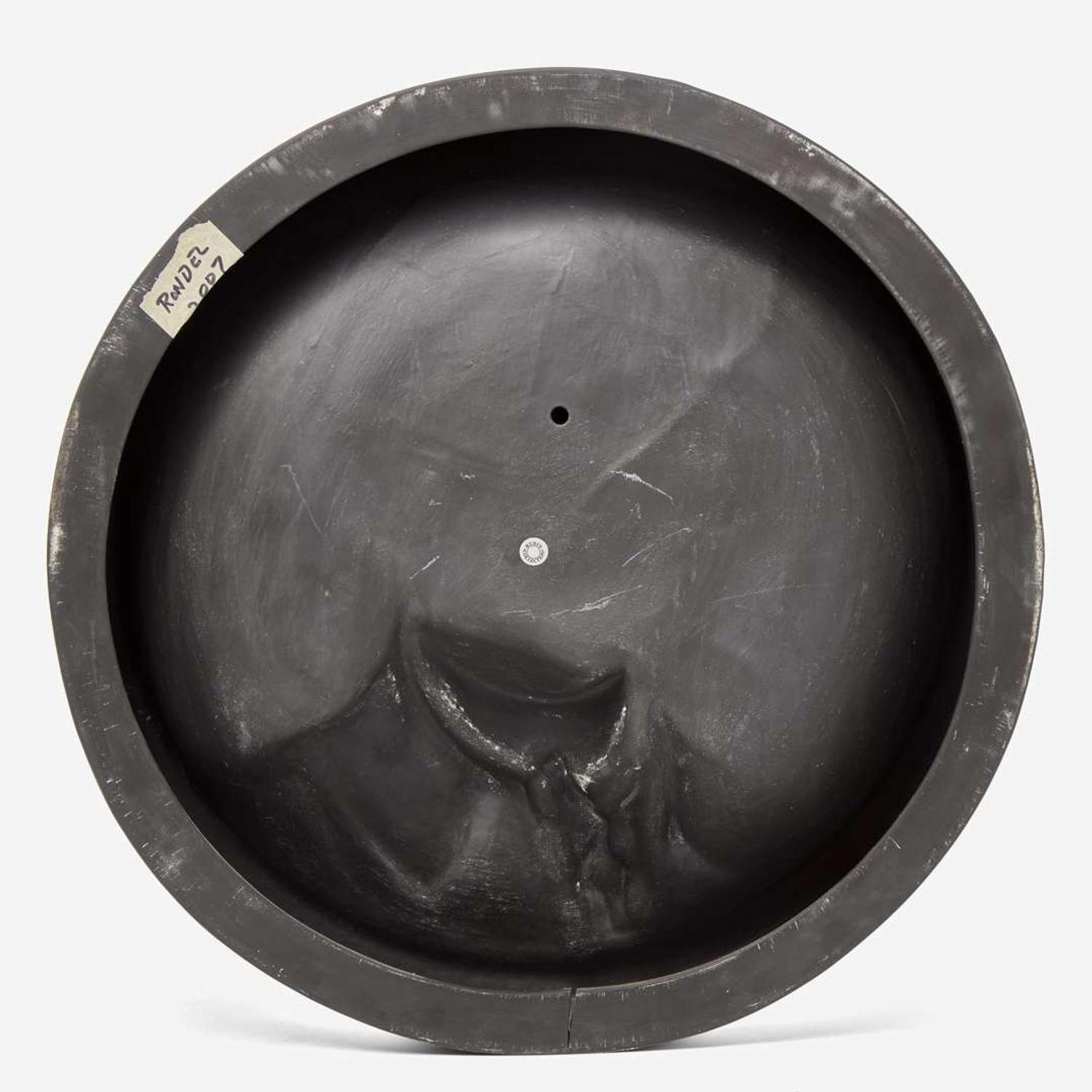 A Wedgwood Black Basalt Relief Roundel of Josiah Wedgwood UK, 2000s
