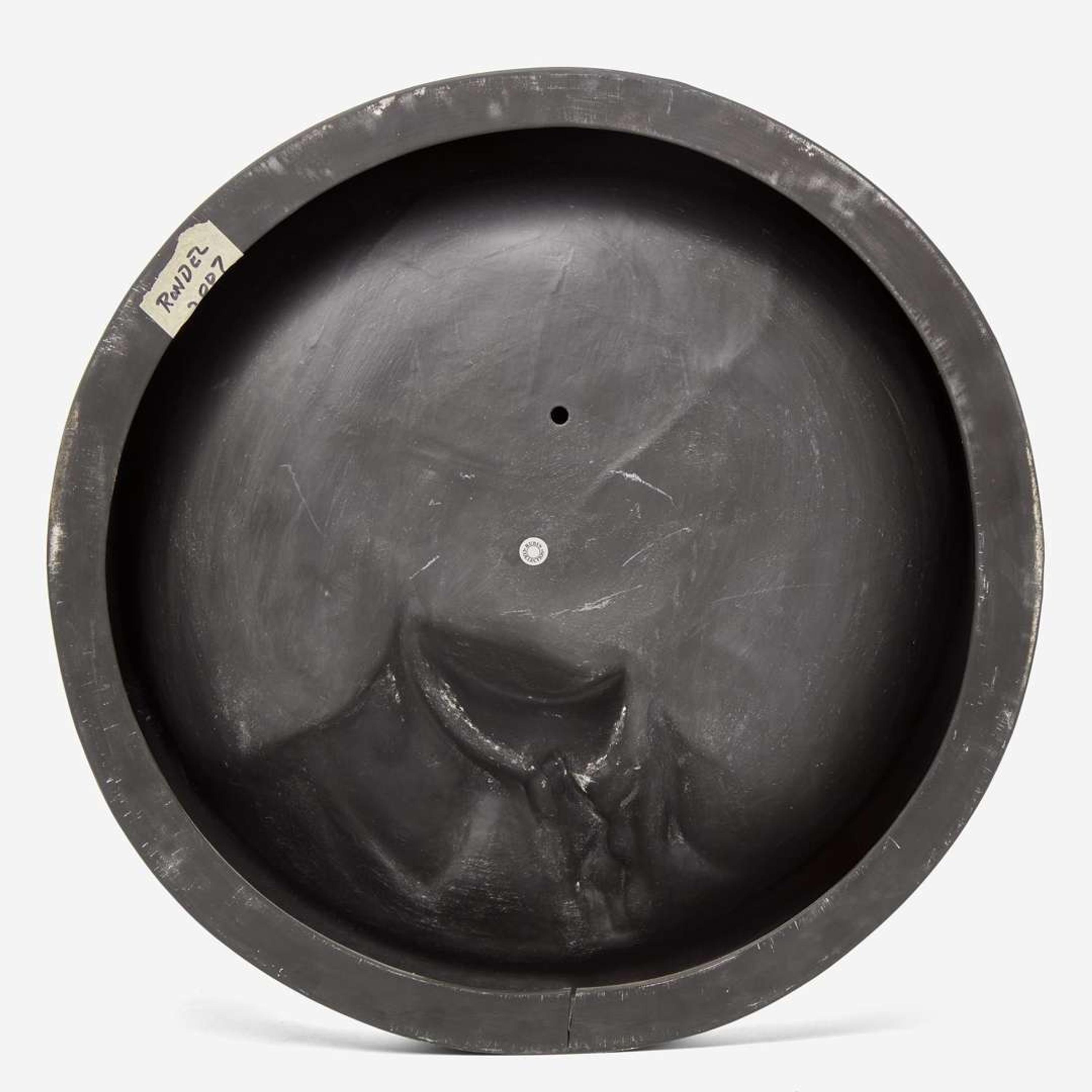 A Wedgwood Black Basalt Relief Roundel of Josiah Wedgwood UK, 2000s