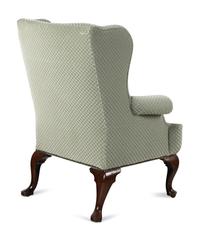 A Queen Anne Walnut Wingback Armchair